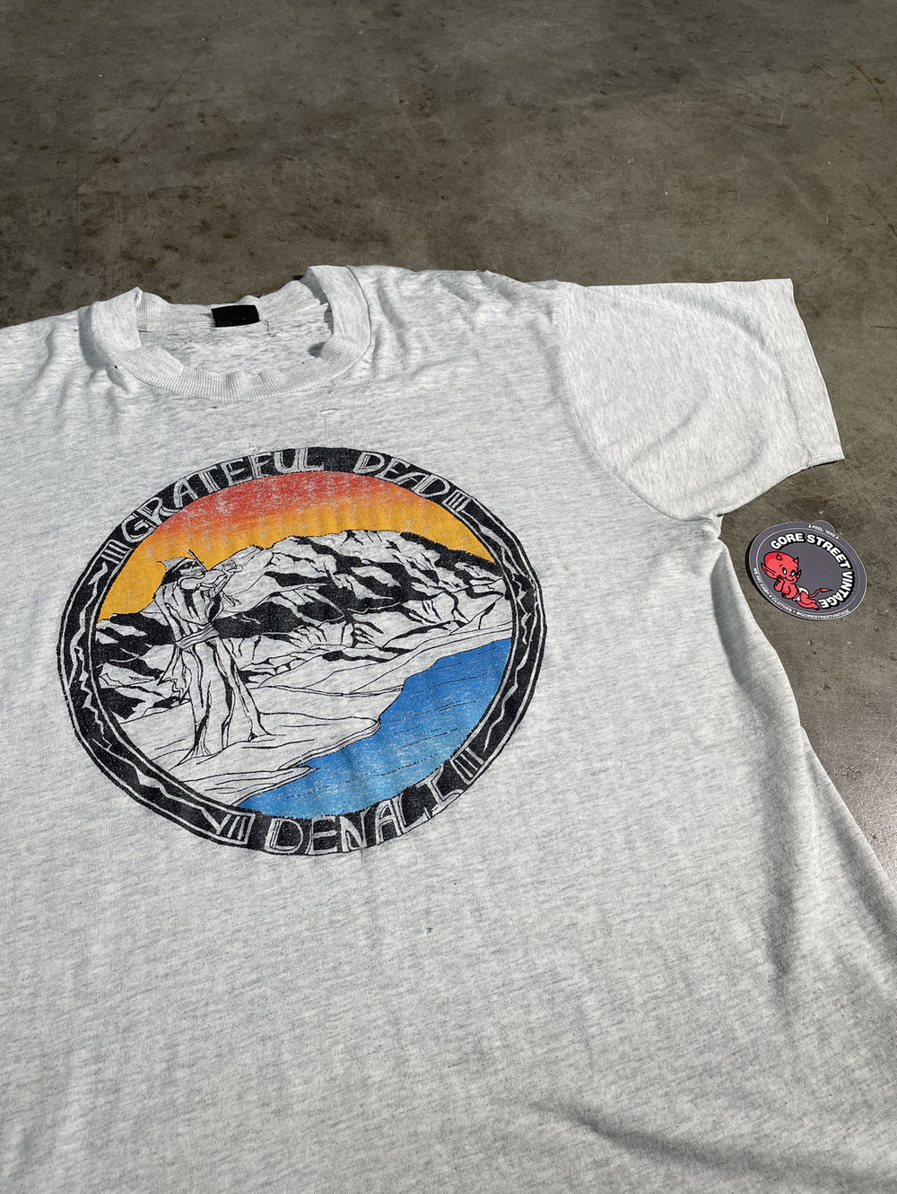 80s Grateful Dead Denali Dead Head Tee L 21x28 Jerry Garcia